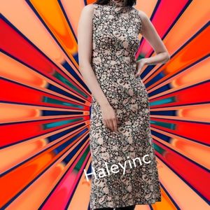 Sweater dress vicose blend